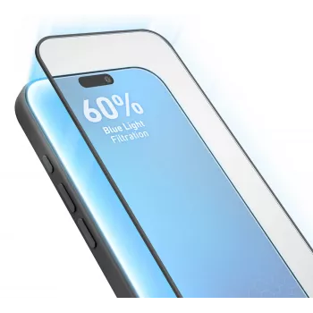 SBS Eyesafe grūdinto stiklo ekrano apsauga, skirta Apple iPhone 17 Pro / 16 Pro su aplikatoriumi (1 vnt.)
