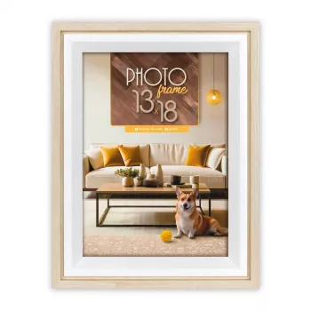 ZEP Bologna Cream 13x18 Wood Picture Frame BG657C