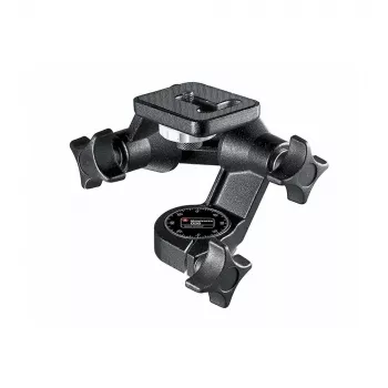 Manfrotto 3D Junior 3 krypčių trikojio galvutė (juoda, 4 kg apkrova)