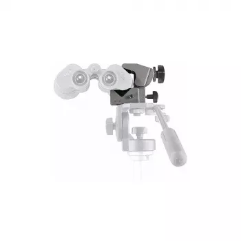 Manfrotto Super Clamp 035BN juodas aliumininis žandinis spaustukas su 16 mm šešiabriaune mova ir 5/8 inch imtuvu, keliamoji galia 15 kg