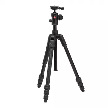Manfrotto BEFREE Advanced Twist AS Tripod Kit su rutuline galvute (Aliuminis, Pilkas)