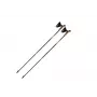 Gabel Stride X-5 šiaurietiško ėjimo lazdos - 120 cm, anglies pluoštas, juoda/raudona