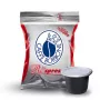Caffè Borbone Respresso Miscela Rossa 50 kavos kapsulių, skirtų Nespresso OriginalLine, po 5 g, tamsus skrudinimas, iš viso 250 g