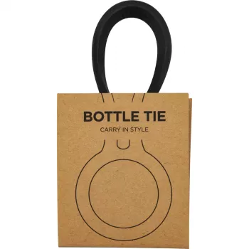 24Bottles Bottle Tie, Tuxedo Black - Silikoninis nešimo dirželis, skirtas Clima ir Urban buteliams