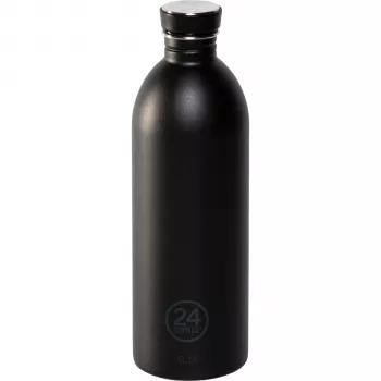 24Bottles Urban Bottle 1000 ml Tuxedo Black Nerūdijančio Plieno Daugkartinio Naudojimo Vandens Butelis