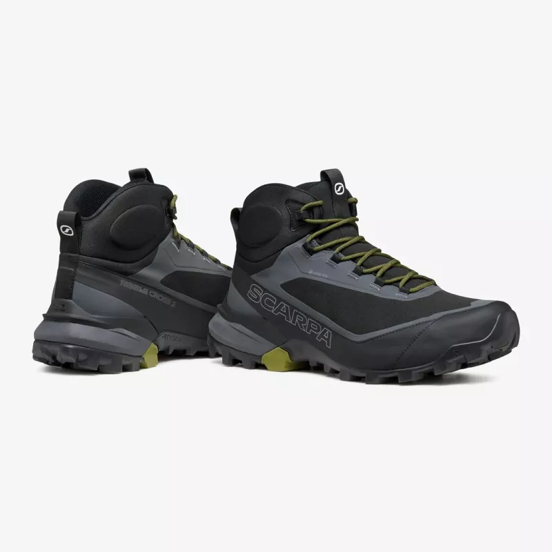 Scarpa Ribelle Cross 2 Mid GTX Mountaineering Boots Black Olive EU 44