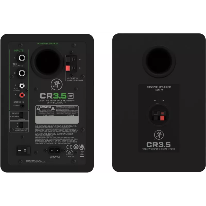 Mackie CR3.5BT aktyvūs studijiniai monitoriai su Bluetooth