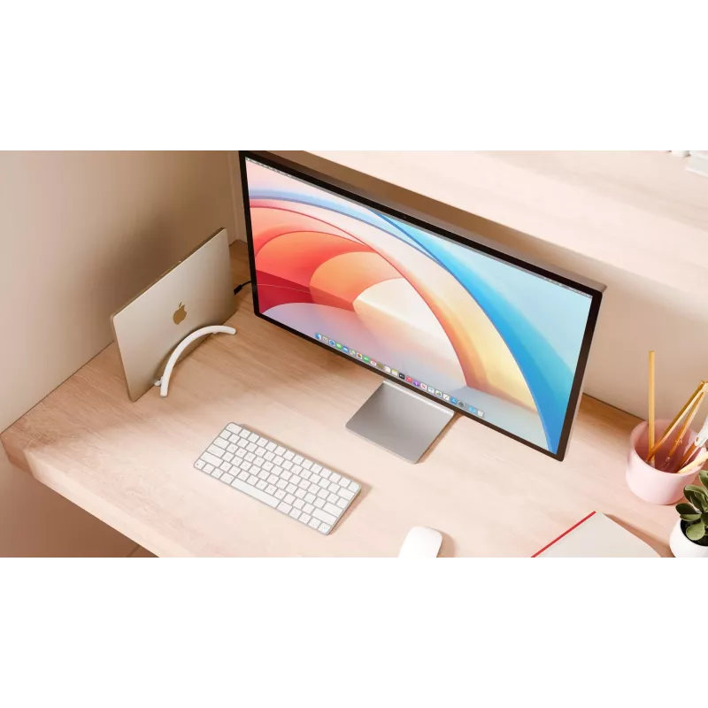 Twelve South BookArc Flex vertikalus nešiojamojo kompiuterio stovas, skirtas MacBook - baltas