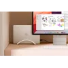 Twelve South BookArc Flex vertikalus nešiojamojo kompiuterio stovas, skirtas MacBook - baltas