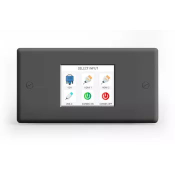 Wyrestorm TS-280-EU 2,8 inch LCD jutiklinis skydelis - juodas