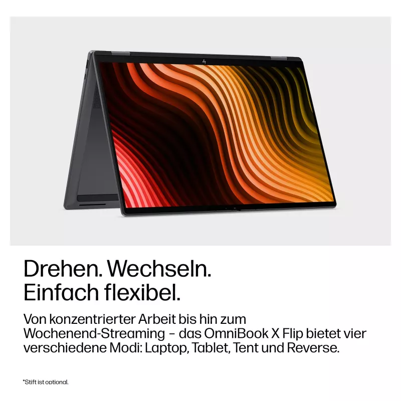 HP OmniBook X Flip 16-cb0154ng 16 inch WUXGA OLED Touch, Intel Core Ultra 5 125U, 16GB RAM, 1TB SSD, Windows 11 Home