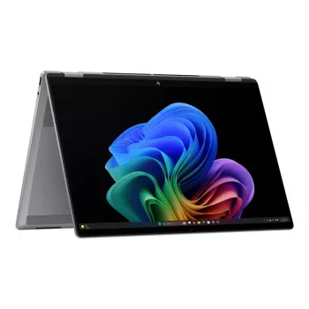 HP OmniBook X Flip AI x360 16 colių 3K jutiklinis nešiojamas kompiuteris, AMD Ryzen AI 9 465, 32GB LPDDR5X, 1TB PCIe SSD, AMD Radeon 880M grafika, Windows 11 Home