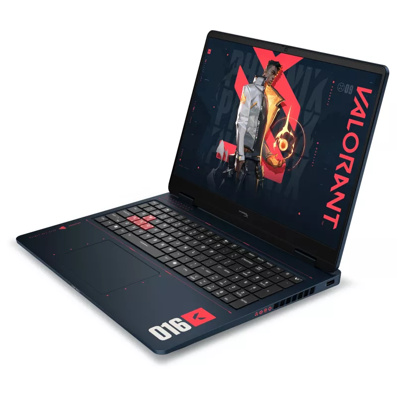 HP OMEN 16-ap1099ng VALORANT Limited Edition 16.1 inch 2.5K IPS 240Hz nešiojamas žaidimų kompiuteris, Ryzen 9 8940HX, 24 GB DDR5 RAM, 1 TB SSD, RTX 5070, Windows 11 Home