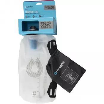 HydraPak Seeker 3L vandens maišas su filtru, skaidrus