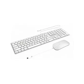 ZAGG Wired USB-C Combo: Keyboard & Mouse Apple Silver