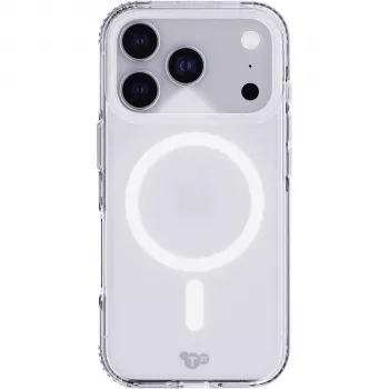 Tech21 EvoClear MagSafe Dėklas, skirtas iPhone 17 Pro, skaidrus – 3,6 m kritimo apsauga
