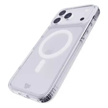 Tech21 EvoClear MagSafe dėklas, skirtas iPhone 17 Pro Max, skaidrus, apsauga nuo kritimo iki 3,6 m