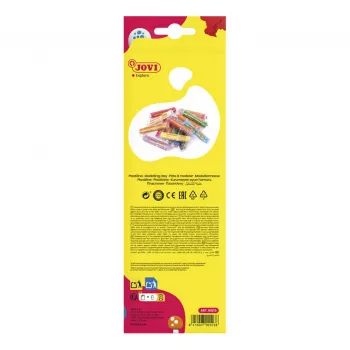 JOVI Plastilina modelino molis, asorti 15 spalvų, po 15 g