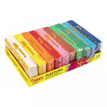 JOVI Plastilina modelinis molis, asorti 10 spalvų, po 150 g