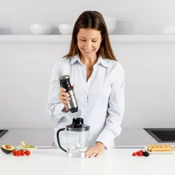 Taurus Bapi 1500 Luxe XL Plus Panardomasis Blenderis, 1500W, 20 Greičių, Nerūdijantis Plienas, 800 ml Indelis, 1 L Smulkintuvas, Plaktuvas