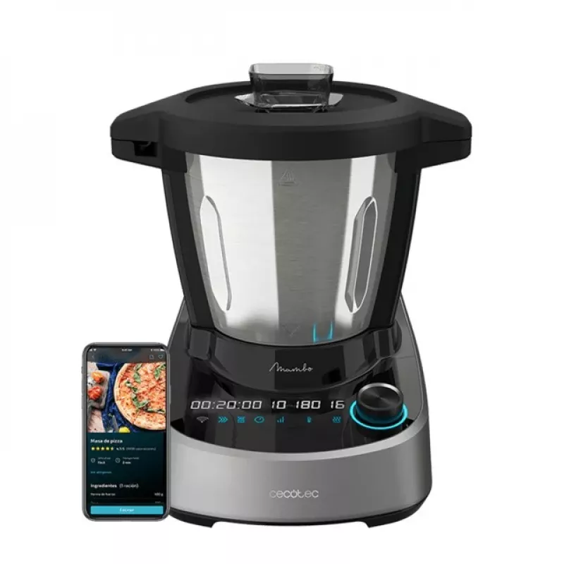 Cecotec Mambo 11090 Multifunkcinis maisto procesorius, 1700 W, 3,3 L, nerūdijantis plienas, Wi-Fi