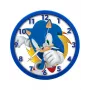 KIDS Sonic The Hedgehog sieninis laikrodis 25 cm apvalus plastikinis analoginis kvarcinis įvairiaspalvis
