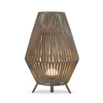 NewGarden Conta 70 Recharge Battery LED Floor Lamp Taupe Grey