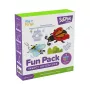 myFirst 3dPen Make Filaments Fun Pack Insect Adventure - kūrybinis rinkinys 3D rašikliui: 5 šablonai, 17 PCL gijų (34 m), atgal traukiamo automobilio modulis, termoplastinis lakštas