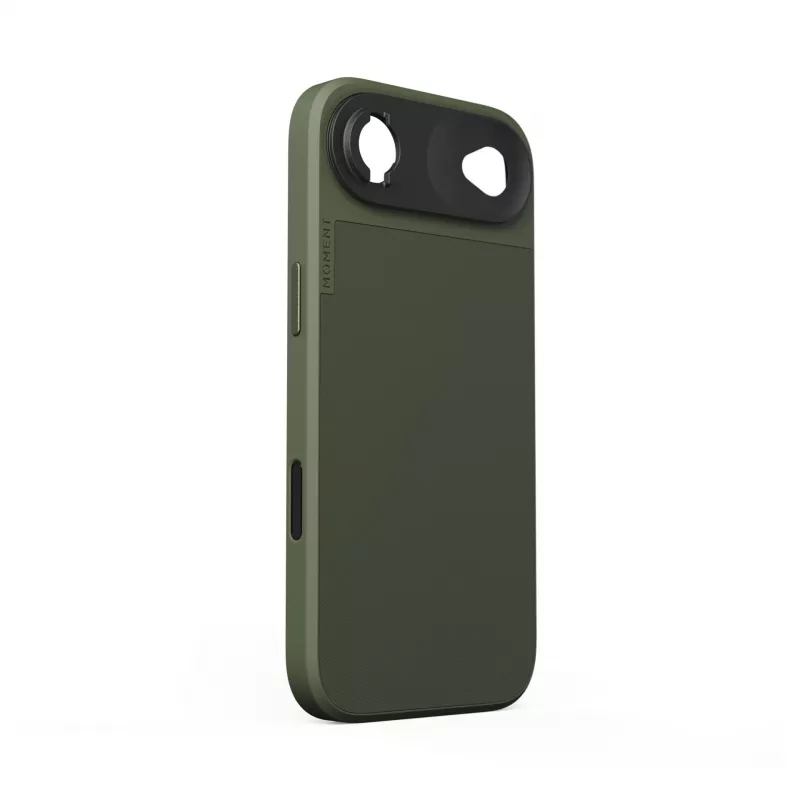 Moment Camera Case, skirta iPhone 17 Air su MagSafe, alyvuogių spalvos