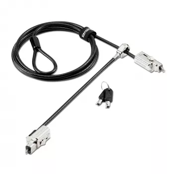 Kensington Universal 3-in-1 2.0 Keyed Laptop Lock su dviem užrakto galvutėmis