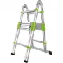 FIELDMANN Teleskopinės kopėčios FZZ 4006 - 3,8 m, 13 laiptelių, 150 kg talpa, aliuminio lydinys