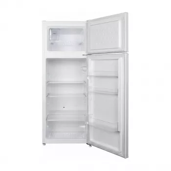 CHiQ CTM216LWD Laisvai pastatomas šaldytuvas-šaldiklis, 211 L bendras tūris, 170 L šaldytuvas, 41 L šaldiklis, baltas, LED apšvietimas, reversinės durelės, energijos klasė D