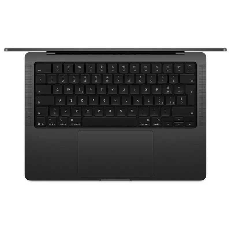 Apple MacBook Pro 14 M5 Space Black / M5 Pro 18 branduolių CPU, 20 branduolių GPU / 48GB RAM / 2TB SSD / Vokiška klaviatūra (Z1MM_7245_DE_CTO)