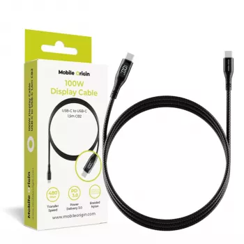 Mobile Origin 100W Display Cab USB-C į USB-C CB2 1,5m
