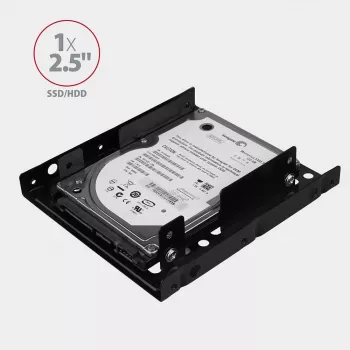 AXAGON RHD-225 Tvirtinimo rėmelis 2x 2,5 colio ir 1x 3,5 colio diskams PCI lizde - juoda