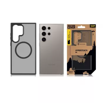 Taktinis nugarėlės dangtelis MagForce Hyperstealth Galaxy S24 Ultra Asfalto juodas