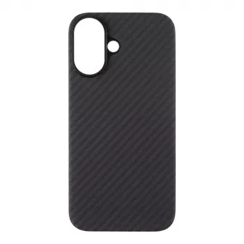 Taktinis nugarinis dangtelis MagForce Aramid, skirtas iPhone 16, juodas
