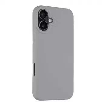 Taktinis nugarėlės dangtelis MagForce Velvet Smoothie, skirtas iPhone 16 Plus, Rūko pilka