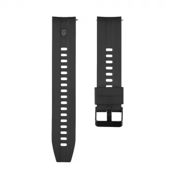 Tactical greito atsegimo silikoninė apyrankė 20mm juoda