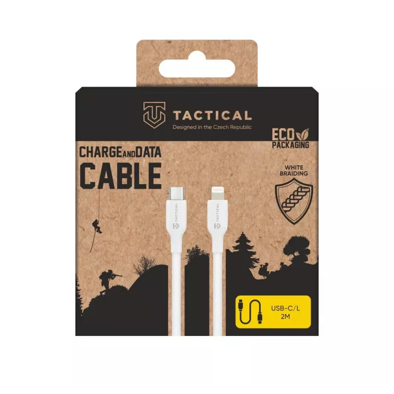 Tactical Stitch Thread Cable USB-C/Lightning White - Laidas - Skaitmeninis/Duomenys