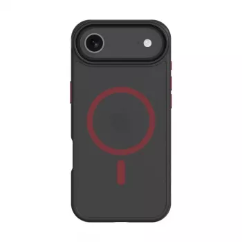 Taktinis galinis dangtelis MagForce Hyperstealth 2.0, skirtas iPhone Air, juodas/raudonas