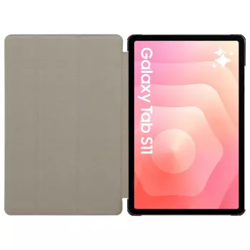 Taktinis knygos viršelis Tri Fold Galaxy Tab S11 Juoda