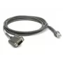 ZEBRA EVM RS232 Serial Data & Power Cable - 2m (7ft), skirta Nixdorf Beetle - 5V tiesioginis maitinimas su TTL srovės ribojimo apsauga
