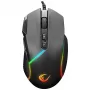Rampage Comfort Gaming Mouse, programuojama 12800 DPI RGB, juoda