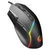Rampage Comfort Gaming Mouse, programuojama 12800 DPI RGB, juoda