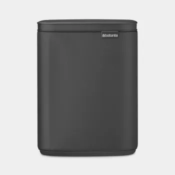 Brabantia Bo šiukšlių dėžė 7 litrai Mineralinė begalinė pilka