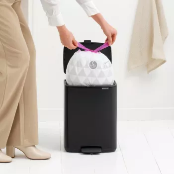 Brabantia Bo pedalinis šiukšlių kibiras 12 litrų matinė juoda (238000)