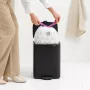 Brabantia Bo pedalinis šiukšlių kibiras 12 litrų matinė juoda (238000)