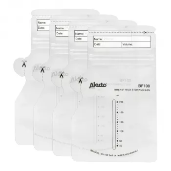 Alecto Motinos pieno laikymo maišeliai 220 ml, 100 vnt. (BF-100)
