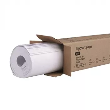 LEGAMASTER Flipchart popieriaus bloknotas su tinkleliu 5 vnt. - 650 x 980 mm - 80 g/m² - balta